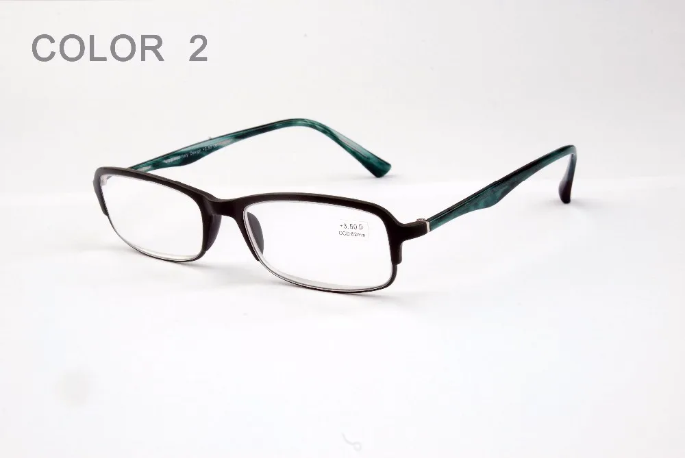 Guanhao очки для чтения для мужчин и женщин, передняя оправа с трендовой модной оправой, ацетатные дужки, очки для дальнозоркости, 1,0 1,5 2,0 2,5