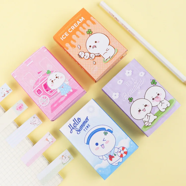 

Grass Lovely Cute 6 Folding Memo Pad N Times Sticky Notes Memo Notepad Bookmark Gift Stationery
