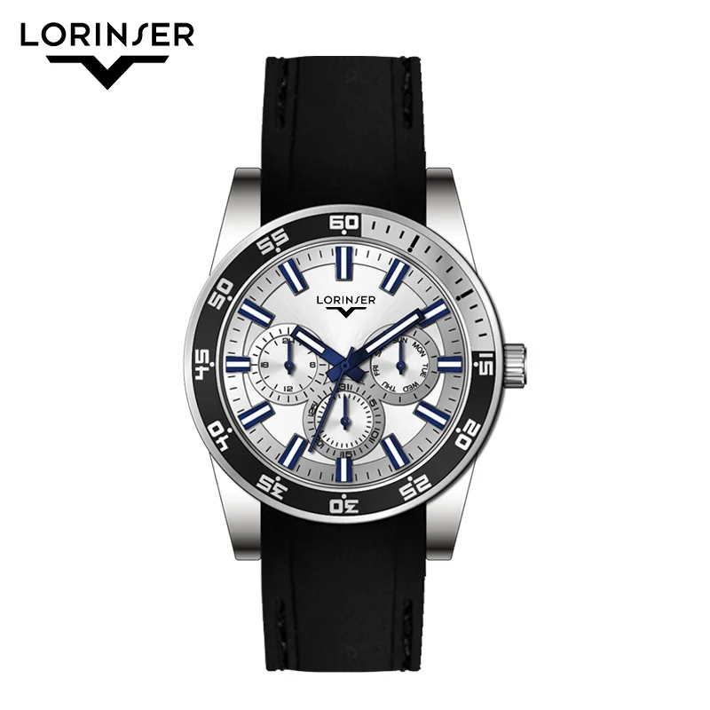 

Lorinser Creative Week Display Men Quartz Watches Waterproof Casual Male Sports Wristwatch Relogio Masculino Drop Shipping