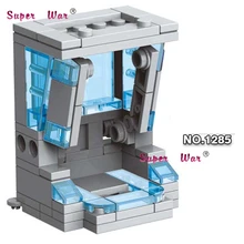 Один супергерой Железный человек Броня Марвел Мстители перец Железный человек военная машина халкбастер MK50 MK85 строительные блоки игрушки