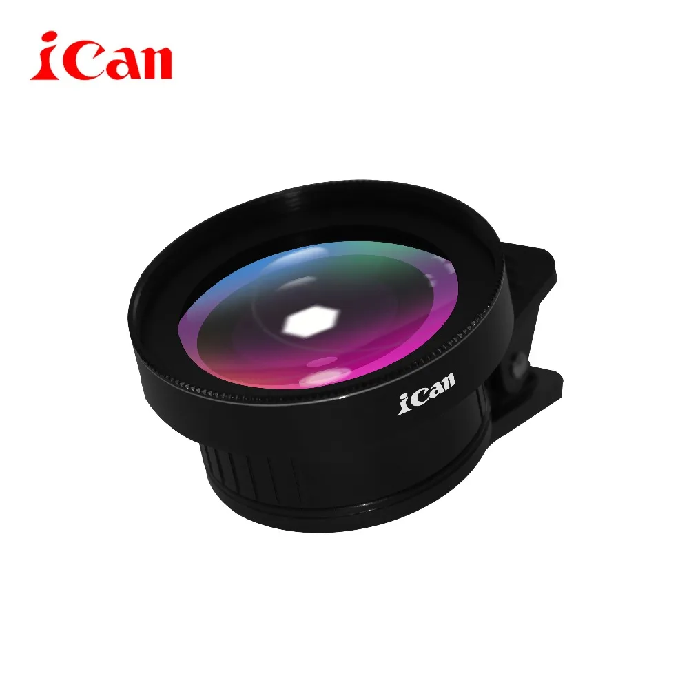 imágenes para Ican 2 en 1 Lente Gran Angular 0.6X con Clip de 37mm Hilo 10X Lente Macro de Alta Definición Teléfono Móvil para IOS Android iPhone xiaomi imágenes para Ican 2 en 1 Lente Gran Angular 0.6X con Clip de 37mm Hilo 10X Lente Macro de Alta Definición Teléfono Móvil para IOS Android iPhone xiaomi