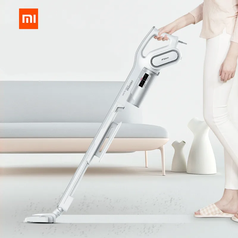 White Xiaomi Mijia Deerma Мини Ручной пылесос Бытовая прочность пылесборник домашний аспиратор Dx700 - Цвет: White