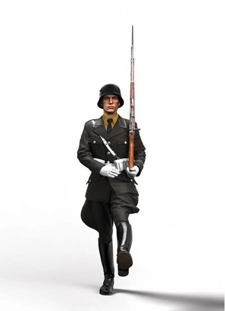 

1/35 Scale Unpainted Resin Figure Soldier Marching