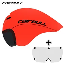 CAIRBULL 2 объектива Велоспорт Шлем Магнитные очки дорожный велосипед шлем триатлонная гонка на время шлем пневматический велосипед с камерными шинами шлем Кепка