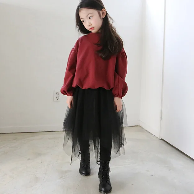 

Mesh Fleece Mother And Daughter Clothes Warm Big Girl Leggings Children Thick Girls Toddler Pants With Skirts Autumn Winter 2018