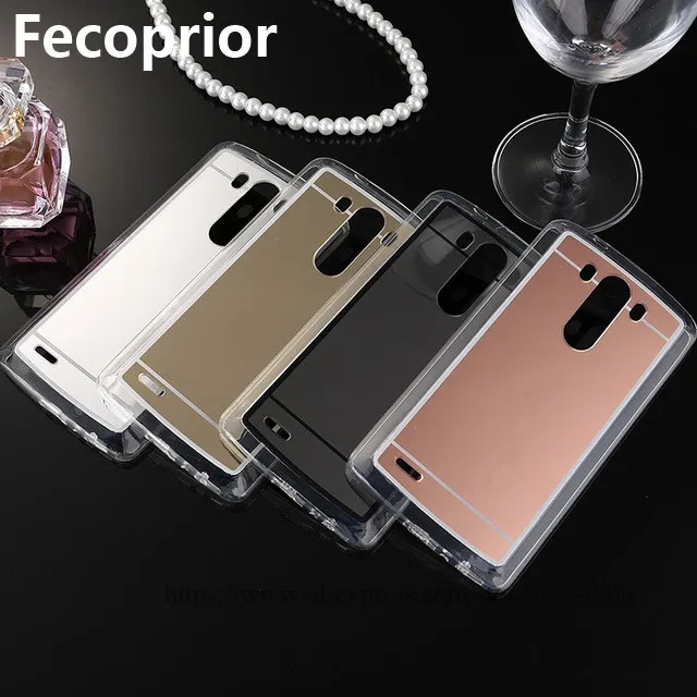 Fecoprior LGG4 LGG3 зеркальная задняя крышка из ТПУ чехлы для LG G4 G3 G 3 4 Смартфон | Мобильные