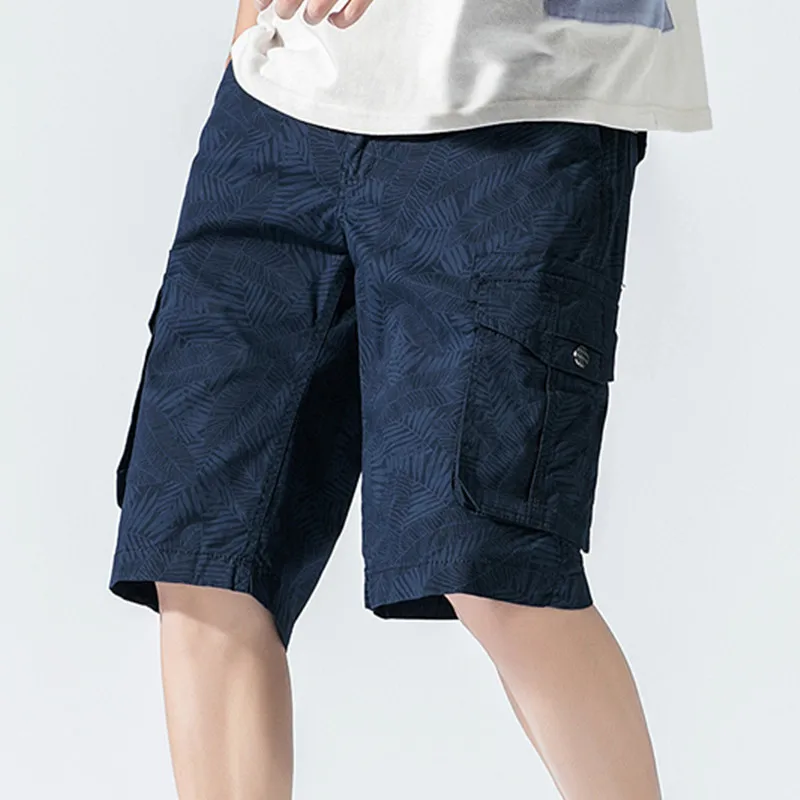 80% OFF 2019 New Summer Men's Leisure Goods Shorts Quality Elastic Maple Leaves Casual Fashion Men Compressed Shorts Cotton Men Shorts