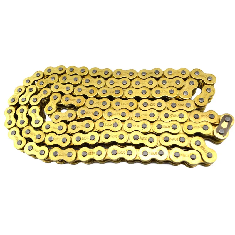 520* 120 UNIBear Motorcycle Drive Chain 520 Gold O Ring Chain 120 Links