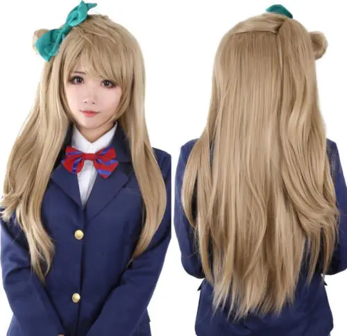 

free shipping Japanese Anime Long Love Live! Minami Kotori Cosplay Wig 65cm