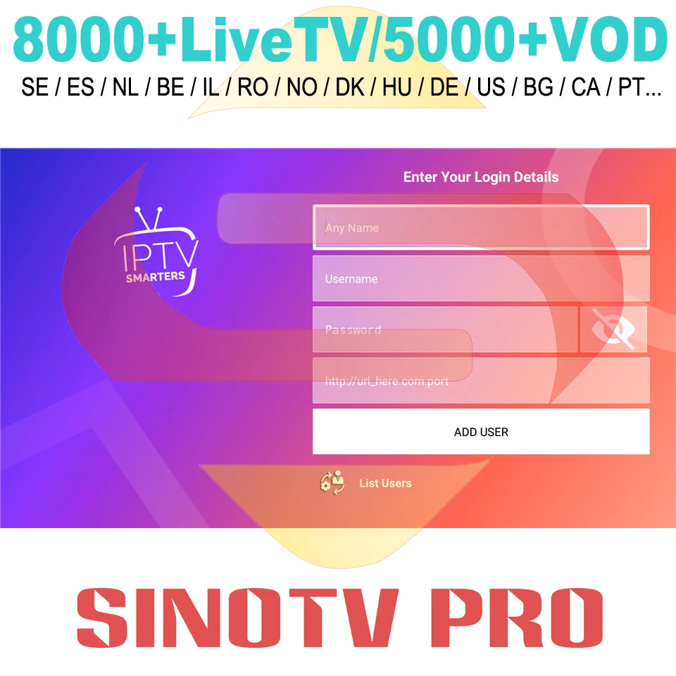 

Spain Europe IPTV Package Holland Germany Turkish Poland Czech Brasil TV Vietnam Korean Thailand Bangladesh Live TV VOD 5000+