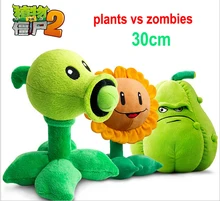 New arrival plants vs zombies plush toys 30cm stuffed toys new zombies characters Squash Doll Plants