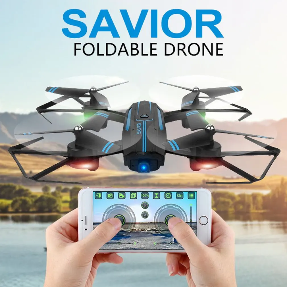 

Smart Folding UAV Drone720P HD Cam APP Remote WiFi 3D Roll-Over One Key Remove Maintaining Altitude Standard Edition Quadcopter