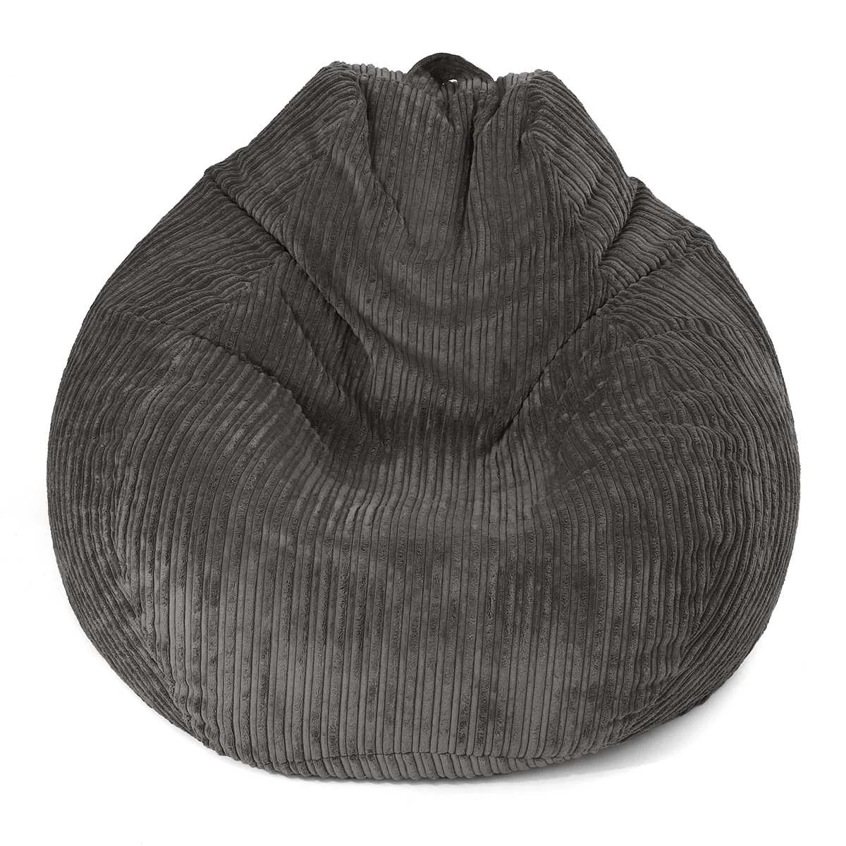 Большой ленивый BeanBag чехлы для диванов стулья без наполнителя вельветовый шезлонг кресло мешок пуф слоеного дивана татами гостиной серый