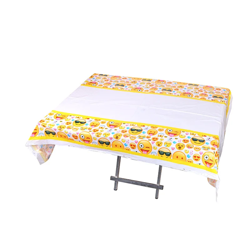 

Emoji Party Supplies Birthday Party Decorations Kids Disposable Tableware Tablecloth Plate Cup Balloon Baby Shower Favors Gift