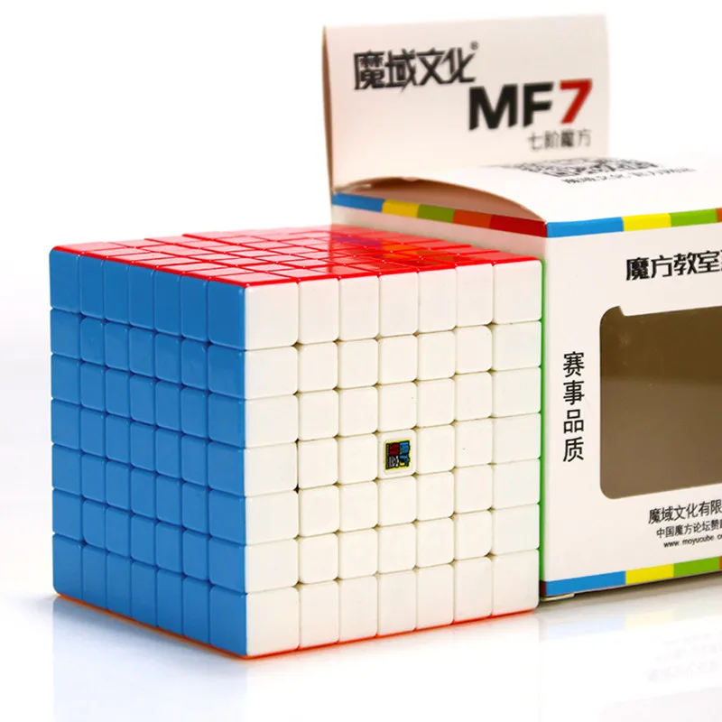 

MofangJiaoshi MF7 7x7x7 Cube Speed 7Layers Black Stickerless Neo Puzzle 7x7 Cubo Magico 7*7*7 Education Toys For Children