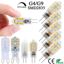 G4/G9 LED Lamp 2W/3W LED Dimmable LED Bulb Bi-Pin Base AC110V AC220V Mini LED Bulbs SMD2835 Bulb  Spotlight Chandelier Light D30