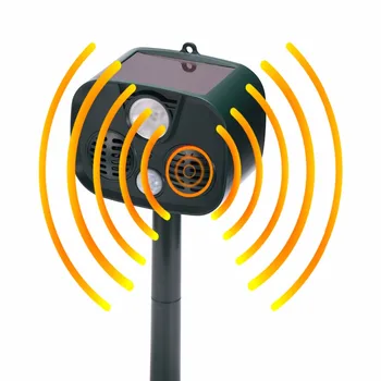

Solar Energy Mobility Portable Ultrasonic Animal Defender Outdoor Camping Anti-theft Alarm Anti-wolf Deer Animal Drive Alarm