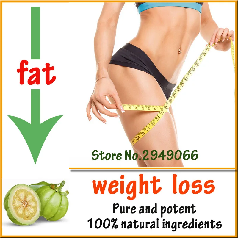 60Pcs Garcinia cambogia Caps for 2months use for slimming weight loss by burning fat diet herbal loss weight no side effects