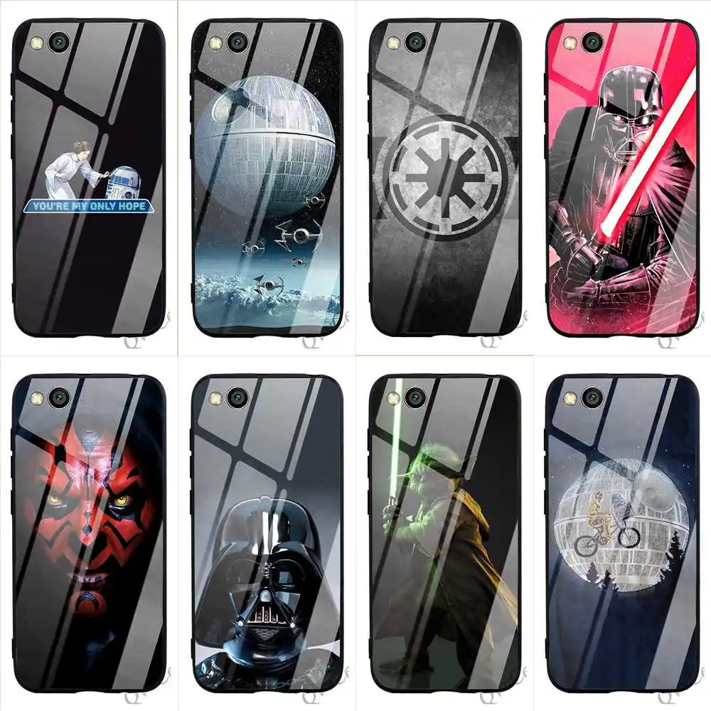 

Pattern Tempered Glass Phone Cover for Xiaomi Mi 8 Case A1 A2 9 F1 Lite Redmi Note 7 Pro 4X 6A 5 7 Shell