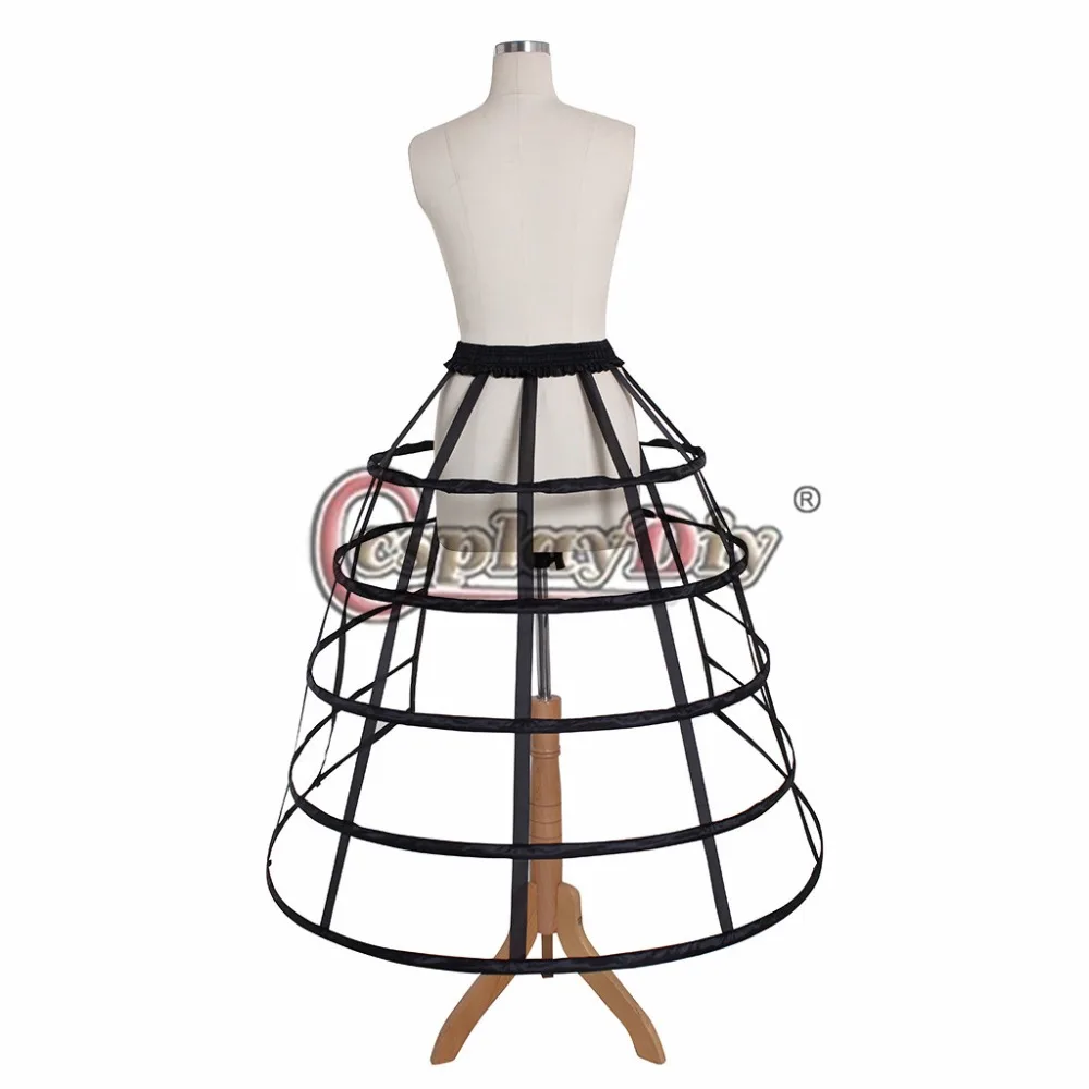 Cosplaydiy ̵   ߼ Crinoline  Paniner ĿƮ     5  Bustle ƼƮ Underskirt L320