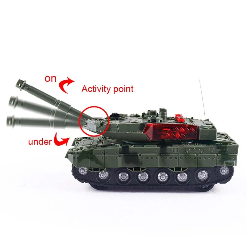 Беспроводной электрический бак автомобиль на дистанционном управлении 4 порт