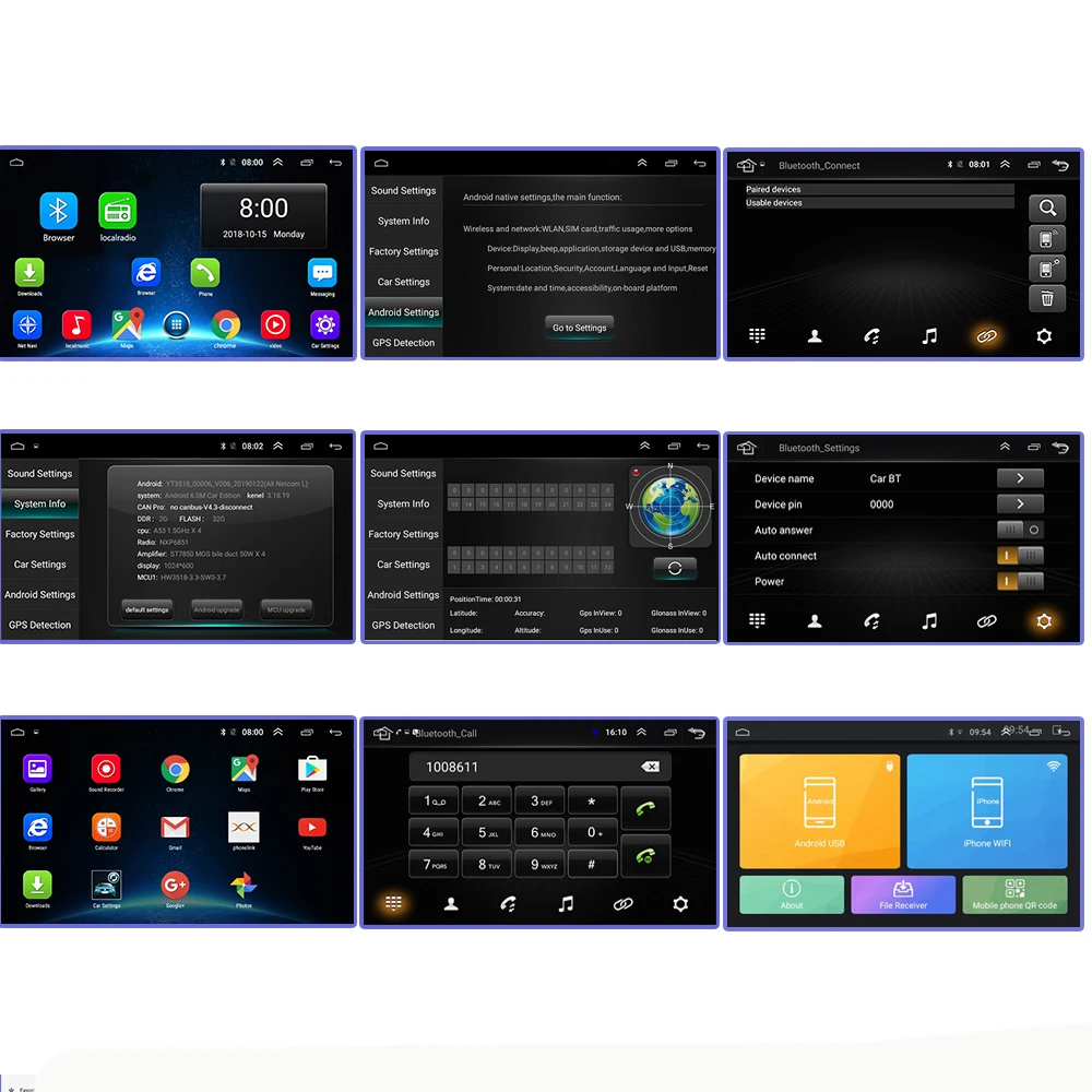 Flash Deal Android 8.1 Car Radio GPS Navi for Hyundai I10 2013-2016 Car Audio LHD Touch Screen Multimedia Player Head Unit Wifi BT 11