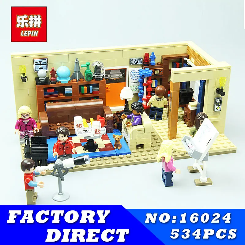 

LEPIN 16024 534Pcs Big Bang Set Blocks IDEAS Series Educational Building Blocks Bricks for Children Toys Gift Compatible 21302