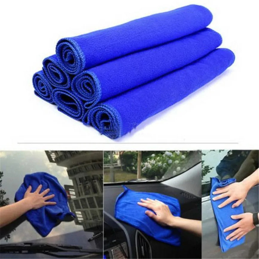 

Soft Microfiber Car Cleaning Towel Car Kitchen Auto Wash Dry Clean Polish Cloth Bathroom 30*30cm Sep#2