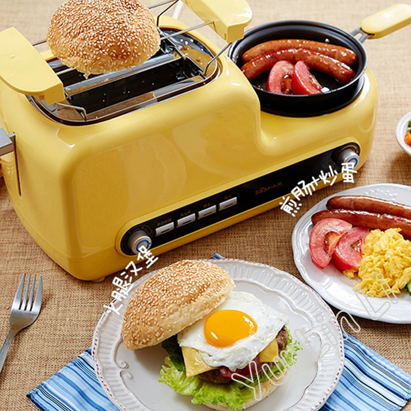

Home Breakfast Machine Sandwich Machine Muiti-Functional Toaster Bread Baking Machine Egg Cooker Bacon Frying Machine