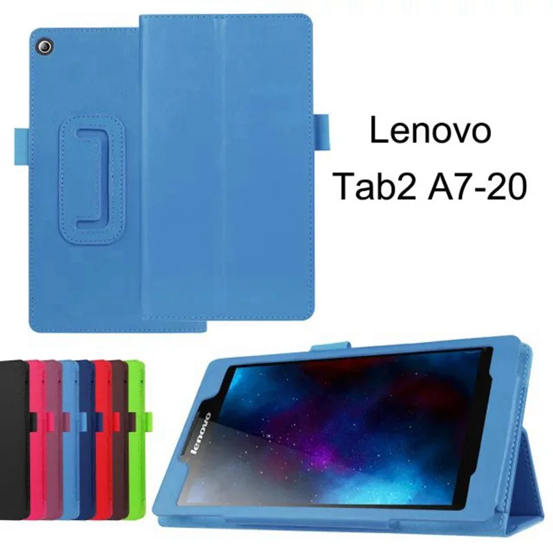 Для lenovo Tab 2 A7-10 A7-10F A7-20 A7-20F Tab2 A7 20 10 Tablet крышка чехол откидной держатель мода искусственная кожа флип чехол+ Защитная пленка на экран