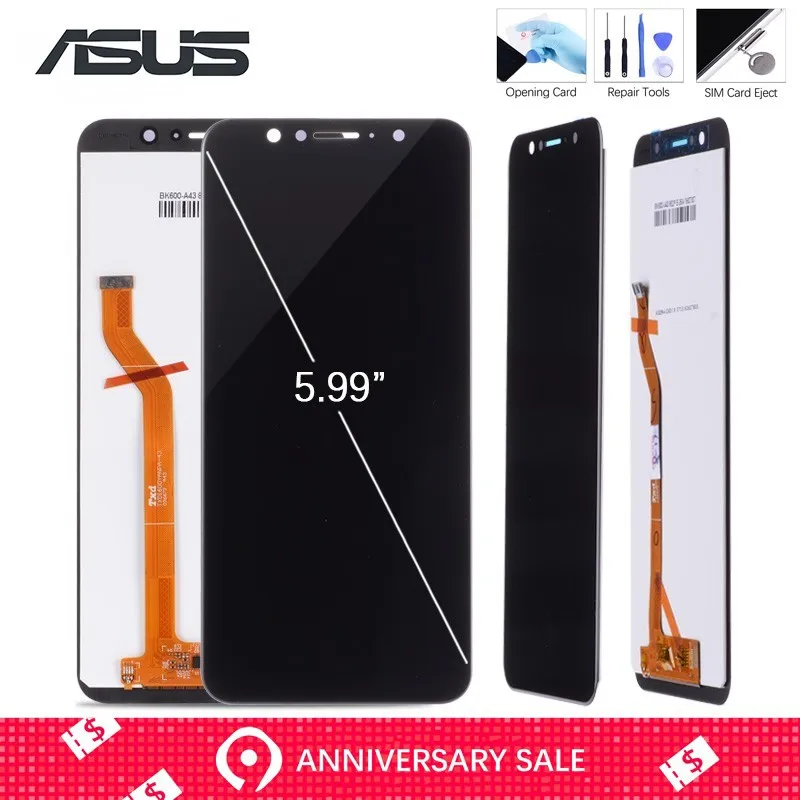 

Original Display For Asus ZenFone Max Pro M1 ZB601KL ZB602KL LCD Display Touch Screen digitizer Assembly without frame for Asus
