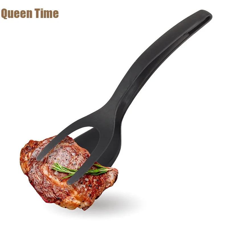 QueenTime Non Stick Fried Egg Turners Silicone Cooking Turner Kitchen