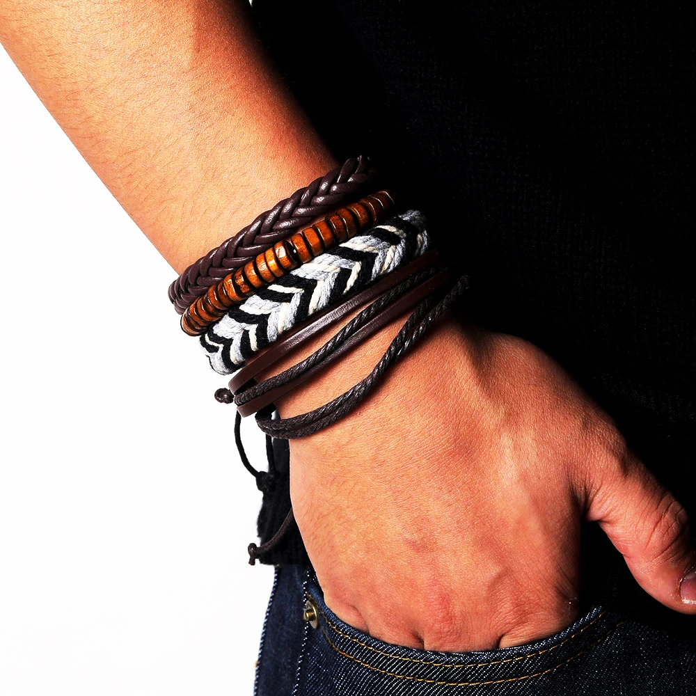 17IF-Adjustable-Weave-Multilayer-Leather-Bracelet-Men-Braided-Rope-Wrap-Wood-Beads-Bracelets-Bangles-Pulsera-Jewelry