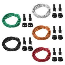 Шнурки для обуви без галстука эластичные универсальные светоотражающие шнурки для бега спортивная обувь карабин для женщин и мужчин шнурки без шнуровки