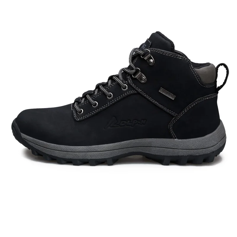 Resistência Dos With Black Prova Trabalhar Fur brown Camurça Ao Caminhada Água Com Tênis Sapatos Ar Quentes Inverno Livre Casuais Homens Botas black D' Segurança De Pele À Deslizamento Pooloop Para green Fur pzq4wR4