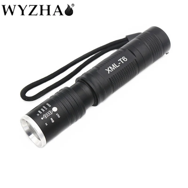 

Flashlights NEW T6 LED ZOOM 5600 lumens flashlight portable floodlight Mining lamp mini flashlight Work light Fishing Lights