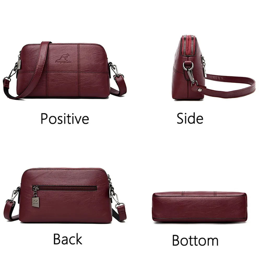  2019 High Quality Leather Luxury Handbags Women Bags Designer Messenger Shoulder Crossbody Bags For - 33040537483