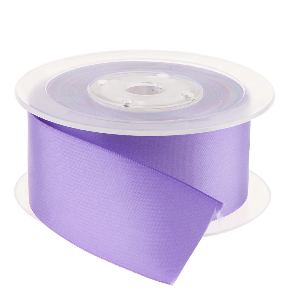 15 Meters Double Sided Polyester Satin Ribbon for Wedding Party Gift Wrapping Craft 38mm