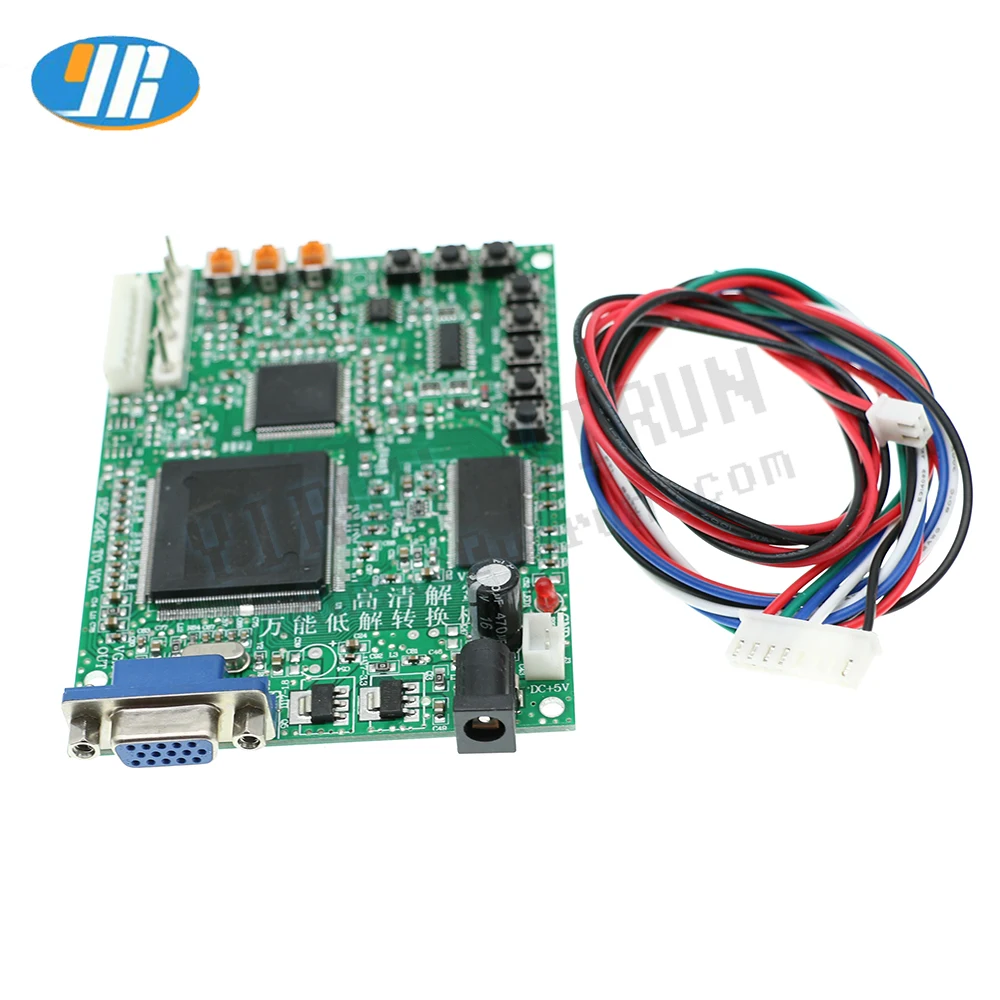 

Free shipping RGB TO VGA / CGA TO VGA converter board /VGA output-game accessories for arcade game /LCD game machine parts