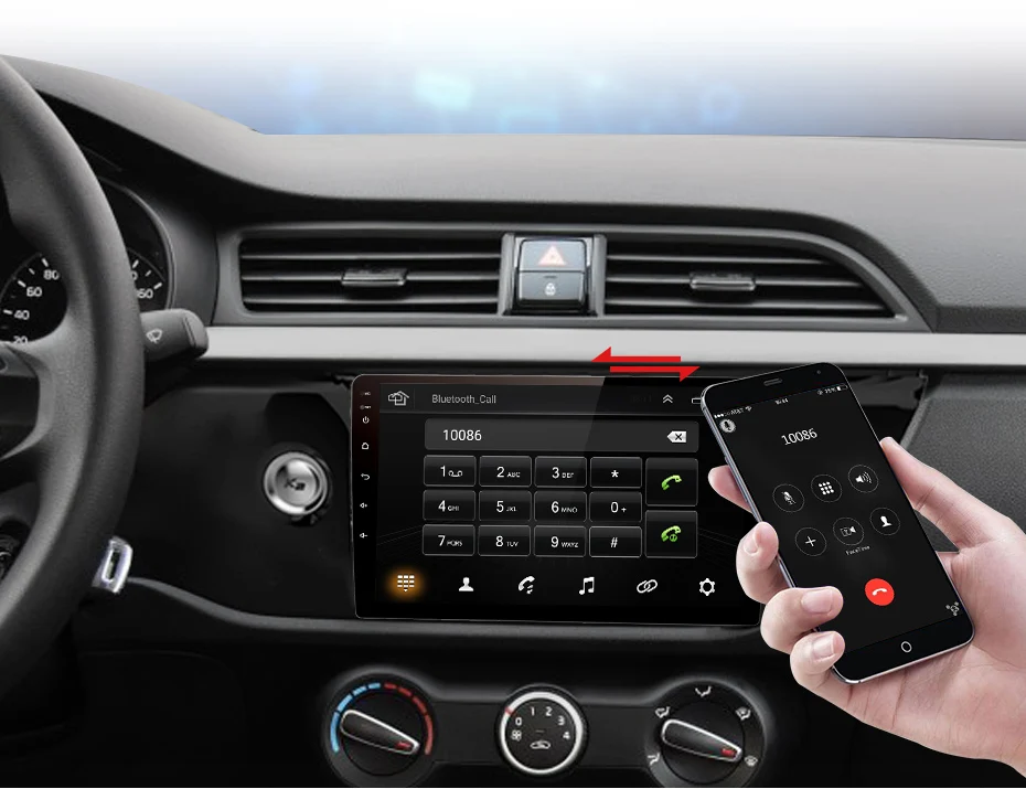 Best AWESAFE 2 din Android 8.1 Car Radio Multimedia video player gps navigation For KIA RIO 4 2017 sedan wifi head unit no DVD 9