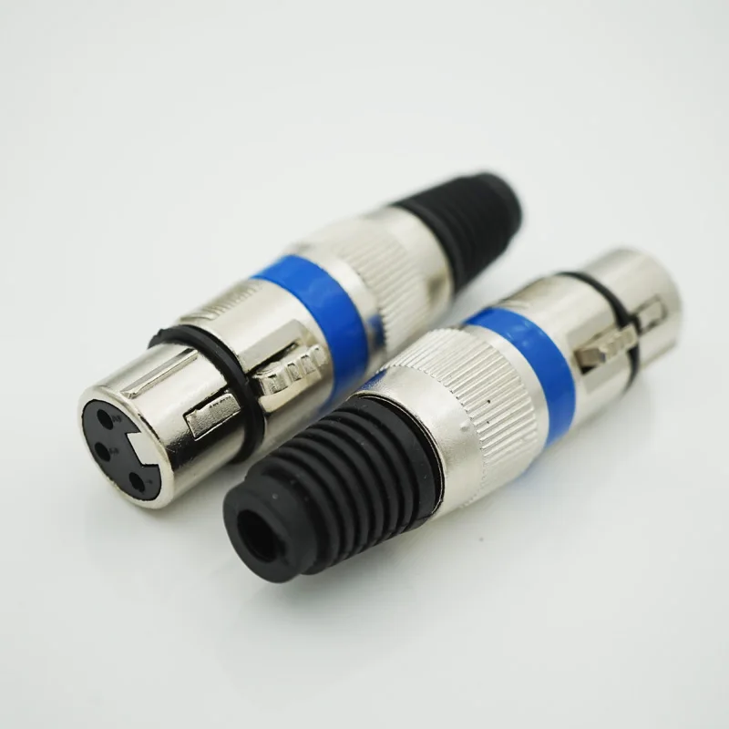 15pcs Lot Microphone Speaker Metal 3 Pin Xlr Female Plug