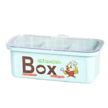 Приправы коробка банки для специй приправы контейнер для хранения бутылки, кухонные принадлежности литейный Ящик Контейнер для хранения Кухня инструмент W3