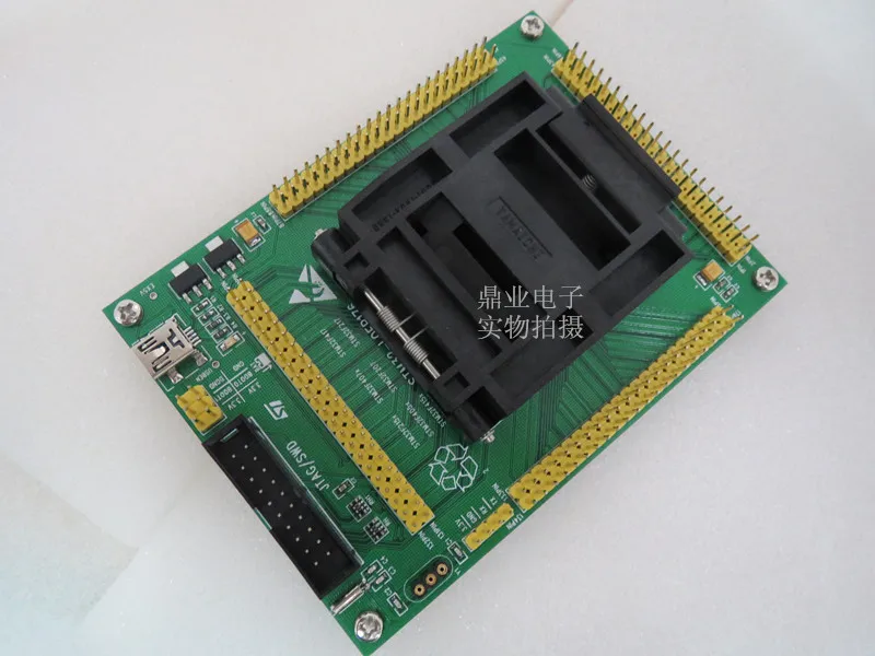 STM32F215/407/417/405207/217 LQFP176 ожога в гнездо золотое покрытие IC тестирование сиденья
