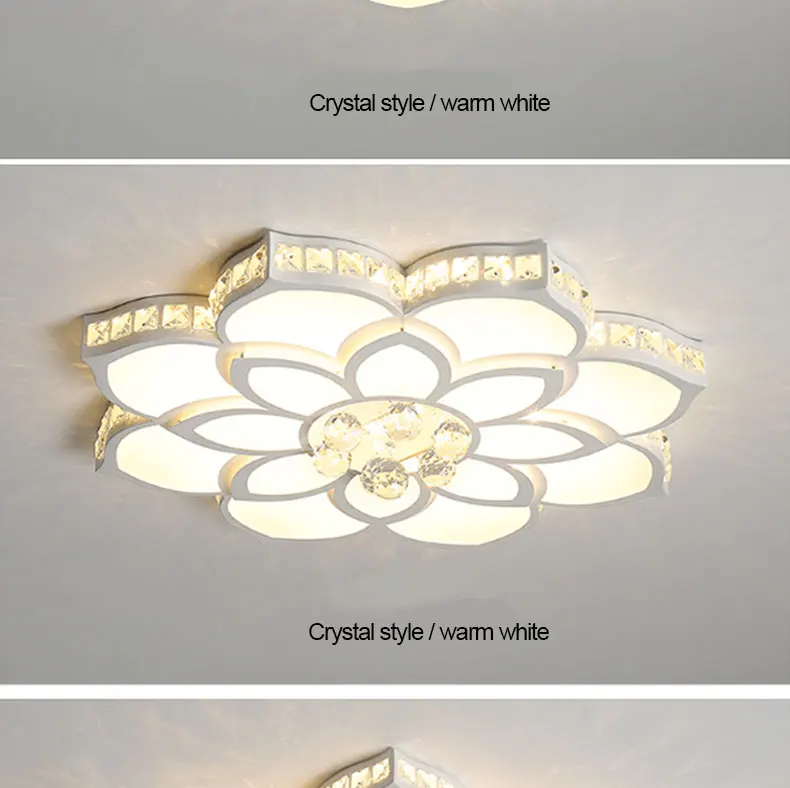 Хрустальные современные светодиодные потолочные лампы для гостиной, спальни, кабинета, светильники, акриловые стильные светодиодные потолочные лампы