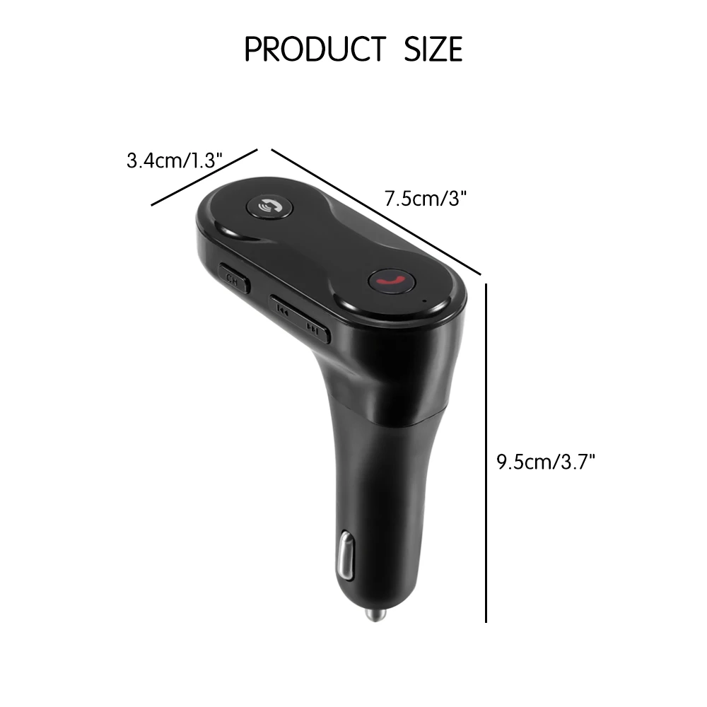 Onever Bluetooth автомобильный комплект fm передатчик MP3 плеер модулятор USB Автомобильное