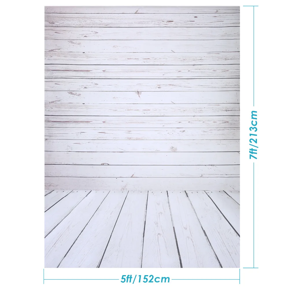 Neewer 5x 7ft/152x213 см светильник Серый 100% полиэстер деревянный фон для фотостудии