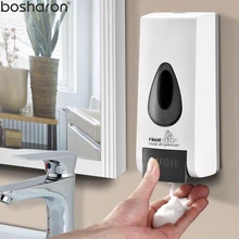 Дозатор мыла для рук, настенный, 500 мл, 2 цвета на выбор, АБС-пластик, бутылка для дезинфицирующего средства для рук, аксессуары для ванной комнаты