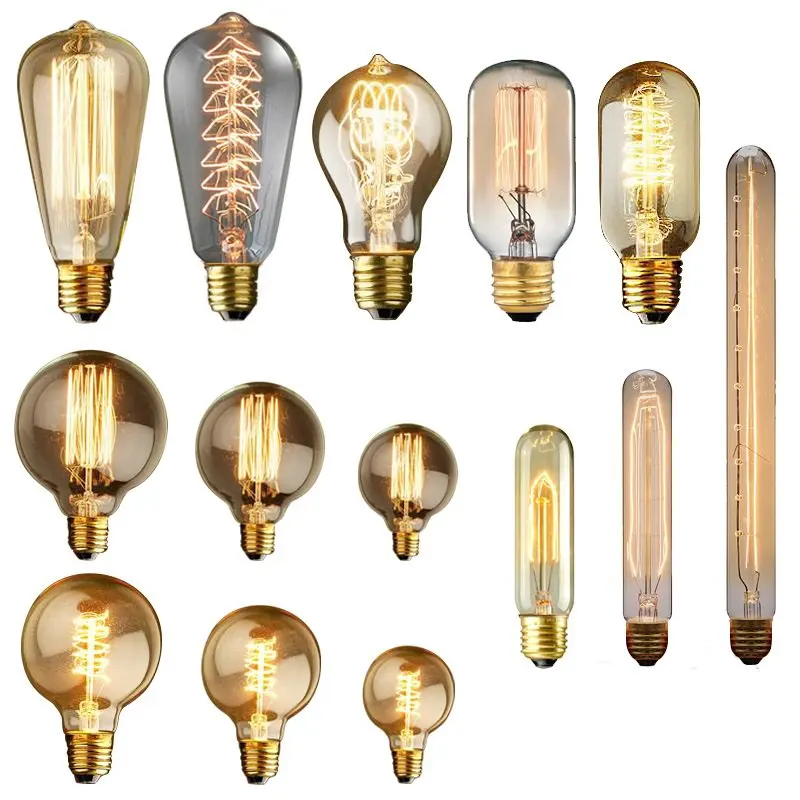Vintage Edison Bulb E27 110v 220v Retro Lamp 40wampoule Vintage Edison Bulb E27 110v 220v Retro