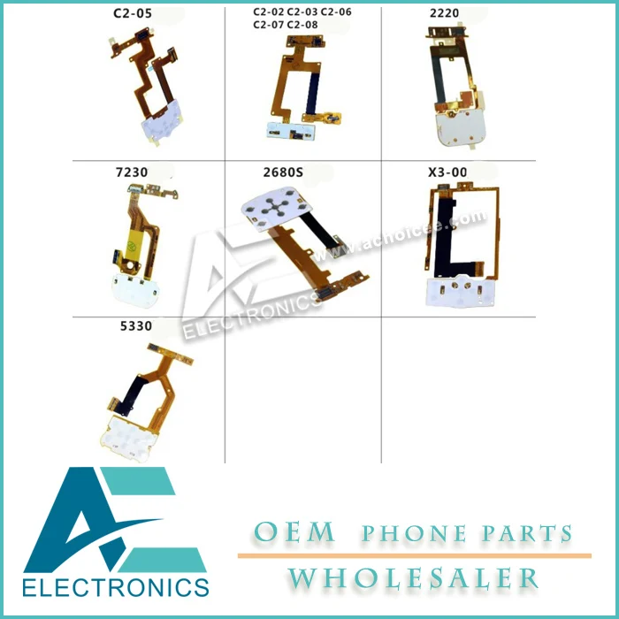 

interplane cable for nokia5330 7230 5330 2220 C2-05 C2-03/8 X3-00 2680 2680S Keyboard Flex Cable