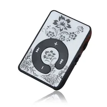 Горячая Распродажа мини клип цветочный узор MP3 плеер Музыка Медиа Поддержка Micro SD TF карта для HIPERDEAL Прямая поставка 0415